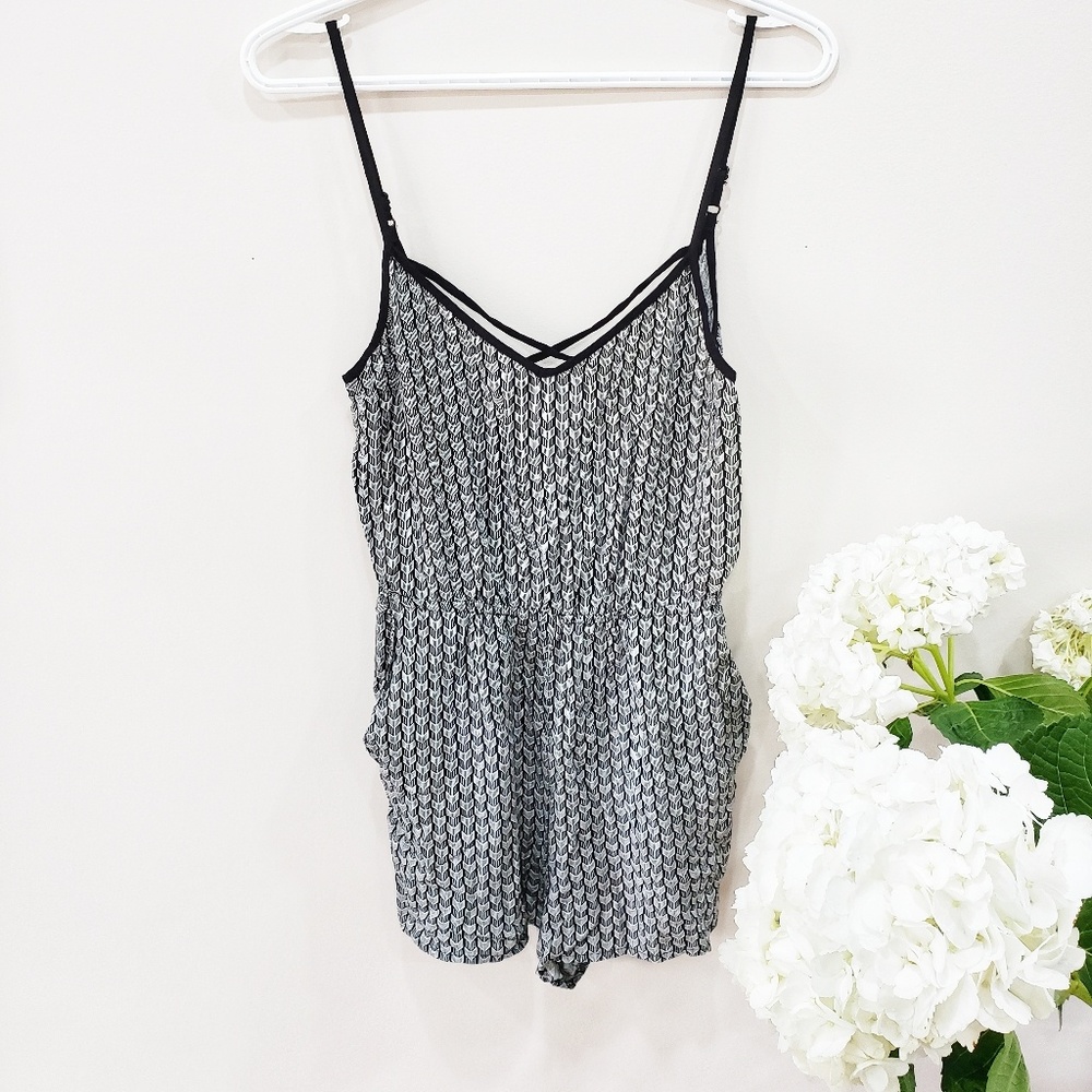 Beautful Chevron print romper